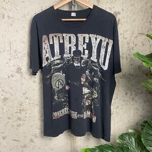 Atreyu Congregation of the Damned Y2K Metalcore Large Band Tee